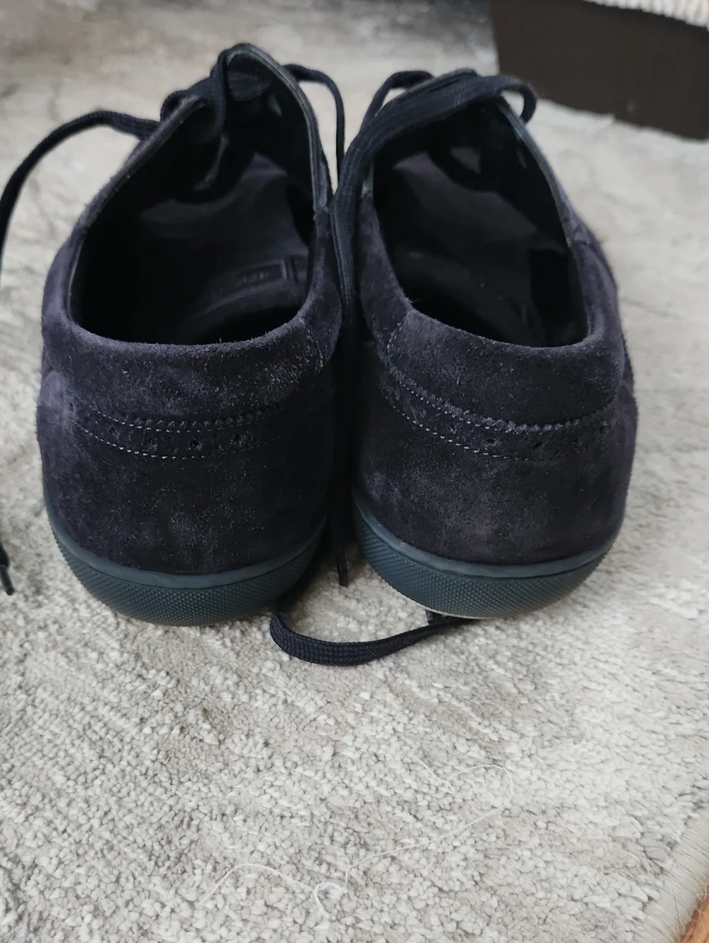 Mens Louis Vuitton Suede Dress Shoes, Size LV 9. US 10